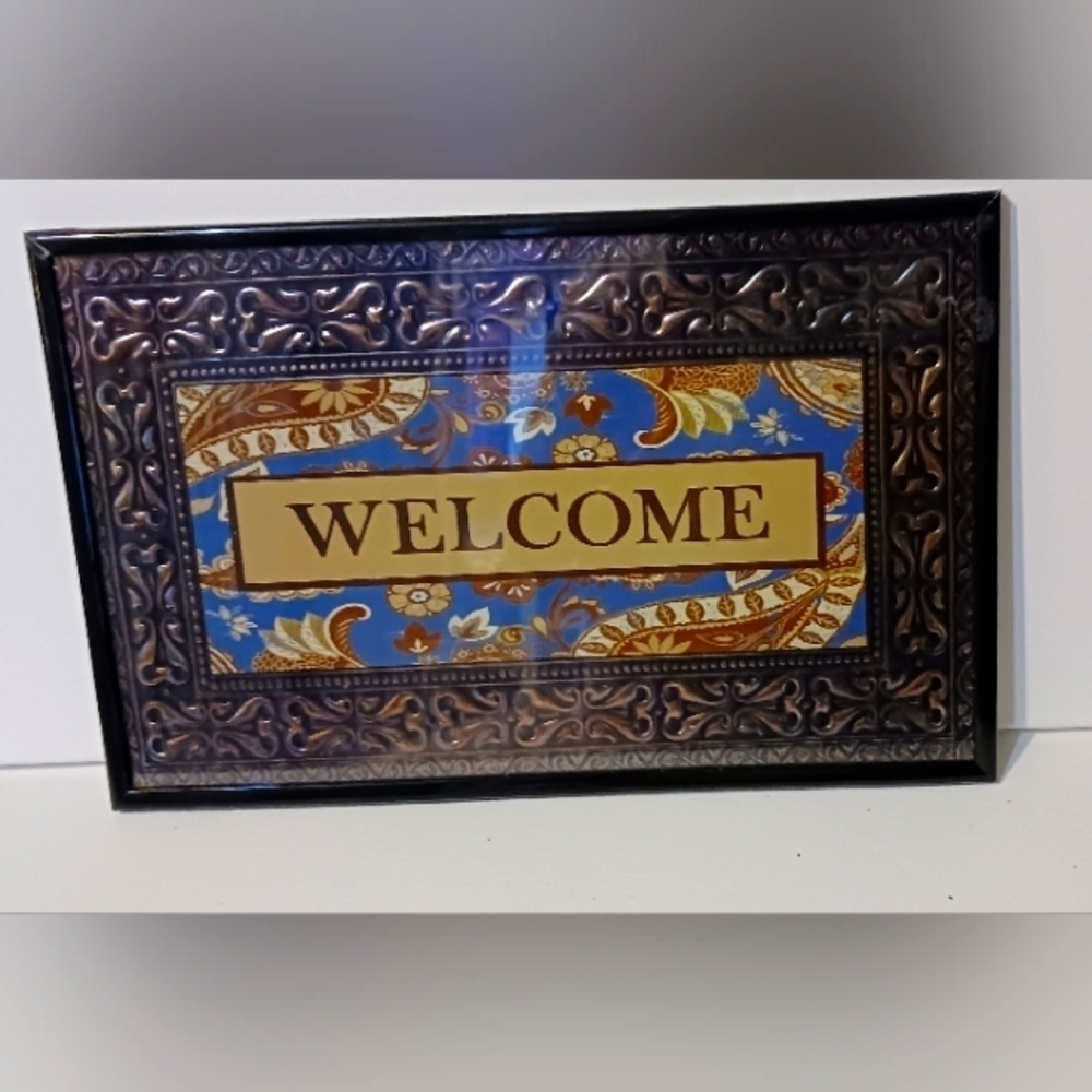 Welcome Sign Home Decor 11”x7” Sign vintage design